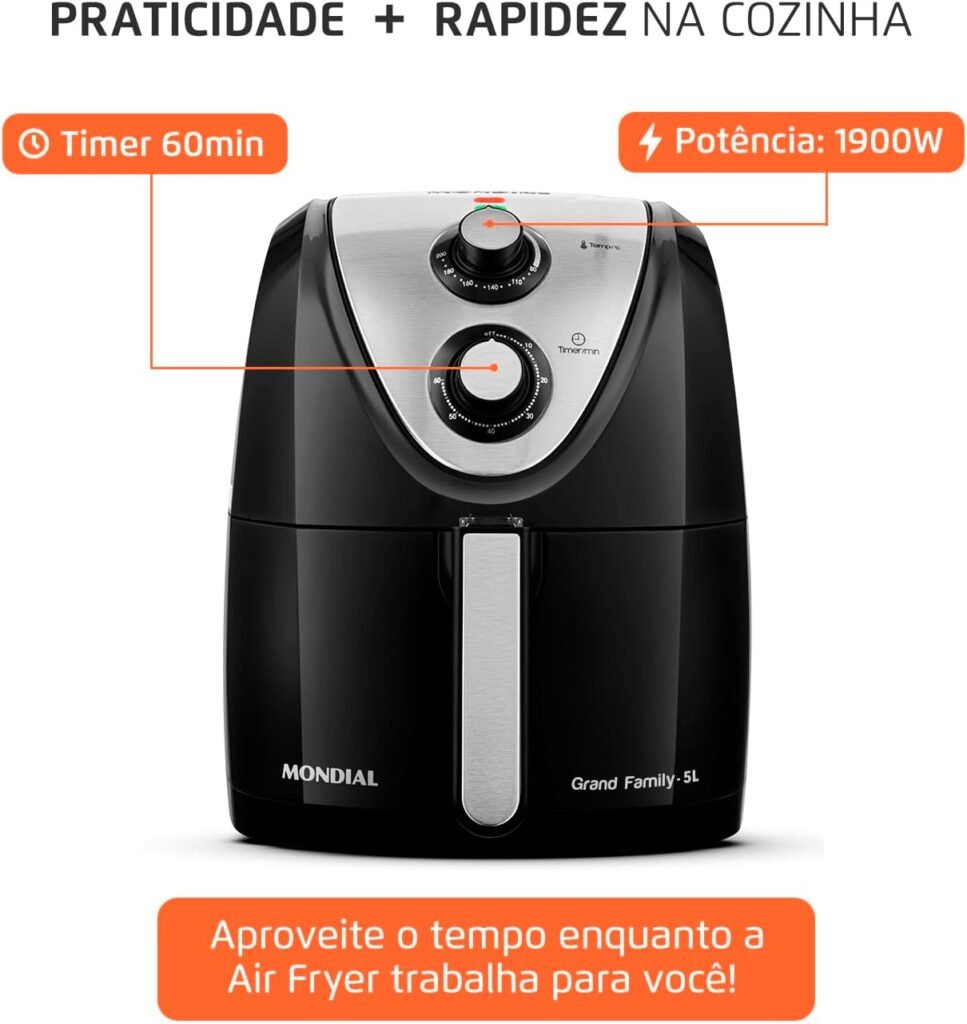Fritadeira Air Fryer Mondial em oferta na Amazon
