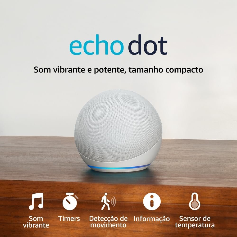 Echo Dot 5ª Geração em oferta na Amazon Brasil com descontos exclusivos