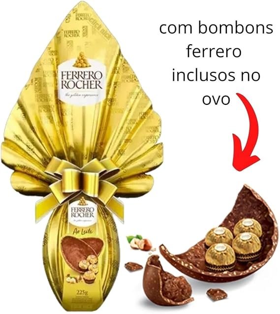 Melhores promoções de Páscoa em ovos Ferrero Rocher na Amazon