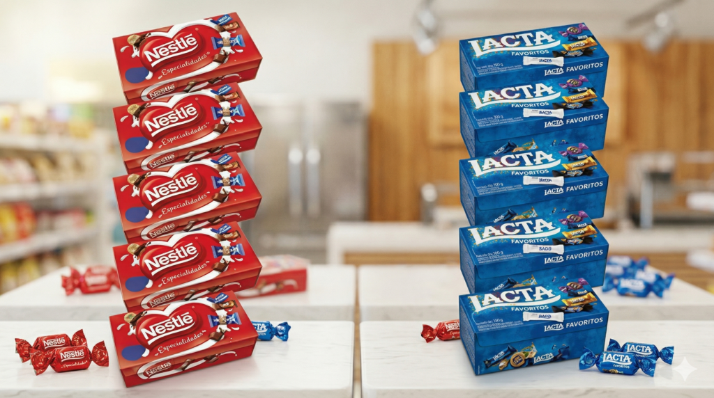 Caixas de Presente Nestlé e Lacta